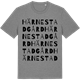 Mid Heather Gray t-shirt med Härnestadgård ordlek t-shirt