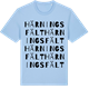 Blue Soul t-shirt med Härningsfält ordlek t-shirt