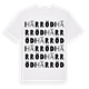 Härröd ordlek t-shirt