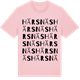 Pink Cotton t-shirt med Härsnäs ordlek t-shirt