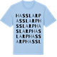 Blue Soul t-shirt med Hasslarp ordlek t-shirt