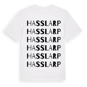 Hasslarp ordlek t-shirt – ekologisk bomull t-shirt från Pinshirt