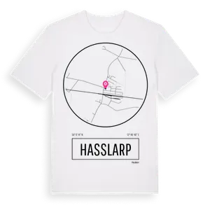 Hasslarp t-shirt – ekologisk bomull t-shirt från Pinshirt