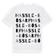 Hassle-Bösarp ordlek t-shirt