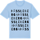 Blue Soul t-shirt med Hässleberga ordlek t-shirt