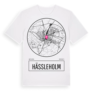 Hässleholm t-shirt – ekologisk bomull t-shirt från Pinshirt