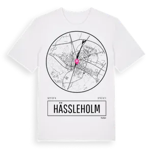 Hässleholm t-shirt – ekologisk bomull t-shirt från Pinshirt