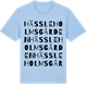 Blue Soul t-shirt med Hässleholmsgården ordlek t-shirt