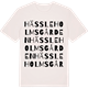Vintage White t-shirt med Hässleholmsgården ordlek t-shirt