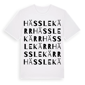 Hässlekärr ordlek t-shirt – ekologisk bomull t-shirt från Pinshirt