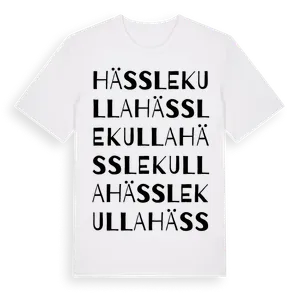 Hässlekulla ordlek t-shirt – ekologisk bomull t-shirt från Pinshirt