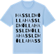 Blue Soul t-shirt med Hasslemölla ordlek t-shirt