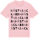 Pink Cotton t-shirt med Hästabackarna ordlek t-shirt