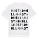 Håstadmölla ordlek t-shirt