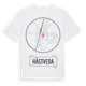 White t-shirt med Hästveda t-shirt
