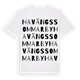Havängs sommarby ordlek t-shirt