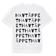 Havtäppet ordlek t-shirt