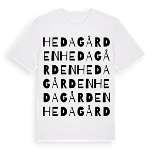 Hedagården ordlek t-shirt – ekologisk bomull t-shirt från Pinshirt