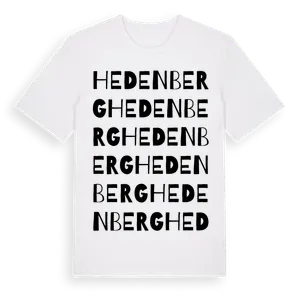 Hedenberg ordlek t-shirt – ekologisk bomull t-shirt från Pinshirt