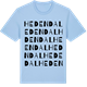 Blue Soul t-shirt med Hedendal ordlek t-shirt