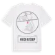White t-shirt med Hedentorp t-shirt