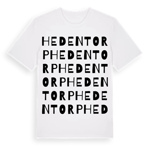 Hedentorp ordlek t-shirt – ekologisk bomull t-shirt från Pinshirt