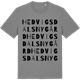 Mid Heather Gray t-shirt med Hedvigsdals Nygård ordlek t-shirt