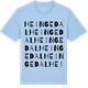 Blue Soul t-shirt med Heingedal ordlek t-shirt