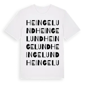 Heingelund ordlek t-shirt – ekologisk bomull t-shirt från Pinshirt