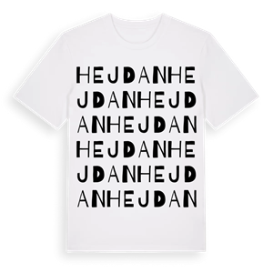 Hejdan ordlek t-shirt – ekologisk bomull t-shirt från Pinshirt