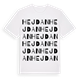 Hejdan ordlek t-shirt