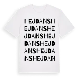 Hejdans ordlek t-shirt – ekologisk bomull t-shirt från Pinshirt