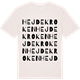 Vintage White t-shirt med Hejdekroken ordlek t-shirt