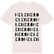 Vintage White t-shirt med Helenero ordlek t-shirt