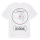 White t-shirt med Helgedal t-shirt
