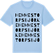 Blue Soul t-shirt med Hemmestorps björke ordlek t-shirt