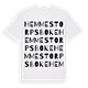 Hemmestorps Boke ordlek t-shirt