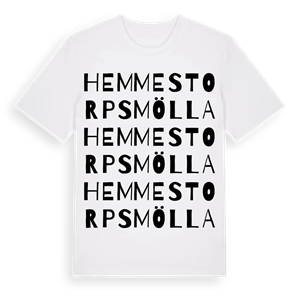 Hemmestorpsmölla ordlek t-shirt – ekologisk bomull t-shirt från Pinshirt
