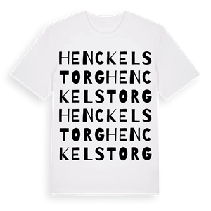 Henckels torg ordlek t-shirt – ekologisk bomull t-shirt från Pinshirt