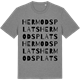 Mid Heather Gray t-shirt med Hermods Plats ordlek t-shirt