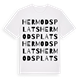 Hermods Plats ordlek t-shirt