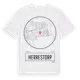 White t-shirt med Herrestorp t-shirt