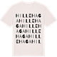 Vintage White t-shirt med Hillehaga ordlek t-shirt