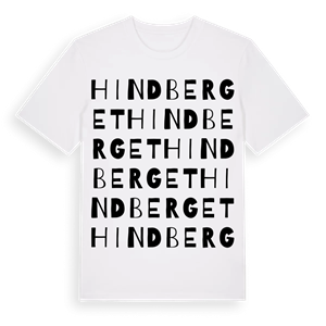 Hindberget ordlek t-shirt – ekologisk bomull t-shirt från Pinshirt