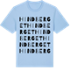 Blue Soul t-shirt med Hindberget ordlek t-shirt
