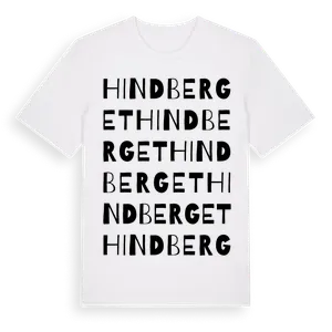 Hindberget ordlek t-shirt – ekologisk bomull t-shirt från Pinshirt