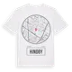 White t-shirt med Hindby t-shirt