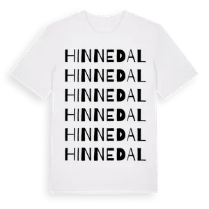 Hinnedal ordlek t-shirt – ekologisk bomull t-shirt från Pinshirt