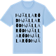 Blue Soul t-shirt med Hjällaröd ordlek t-shirt