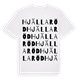 Hjällaröd ordlek t-shirt